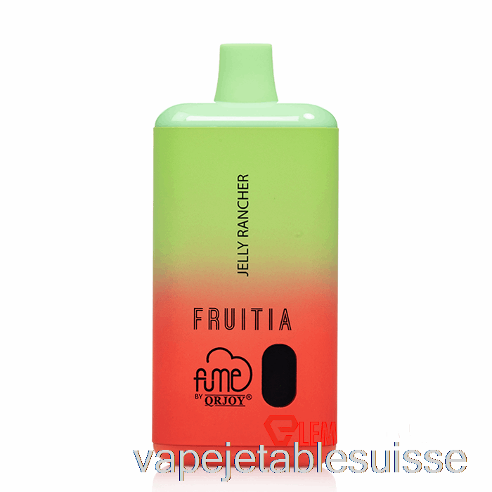 Vape Suisse Fruitia X Fume 8000 Jelly Rancher Jetable